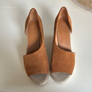 Vince Tan Espadrilles with Suede Finish